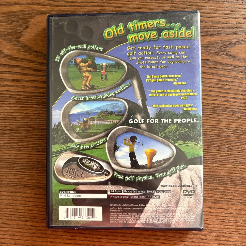 Sony Hot Shots Golf 3 PS2 Video Game‎ Excellent Complete Greatest Hits